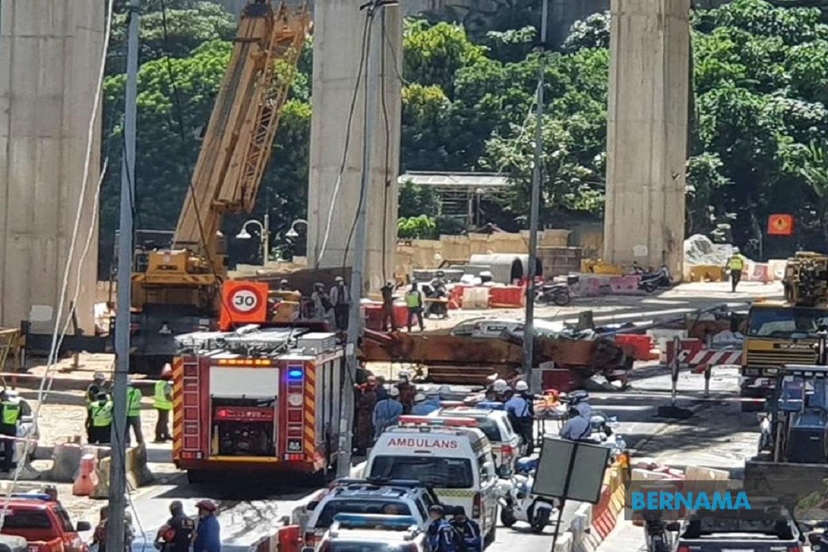 accident report at construction site in malaysia